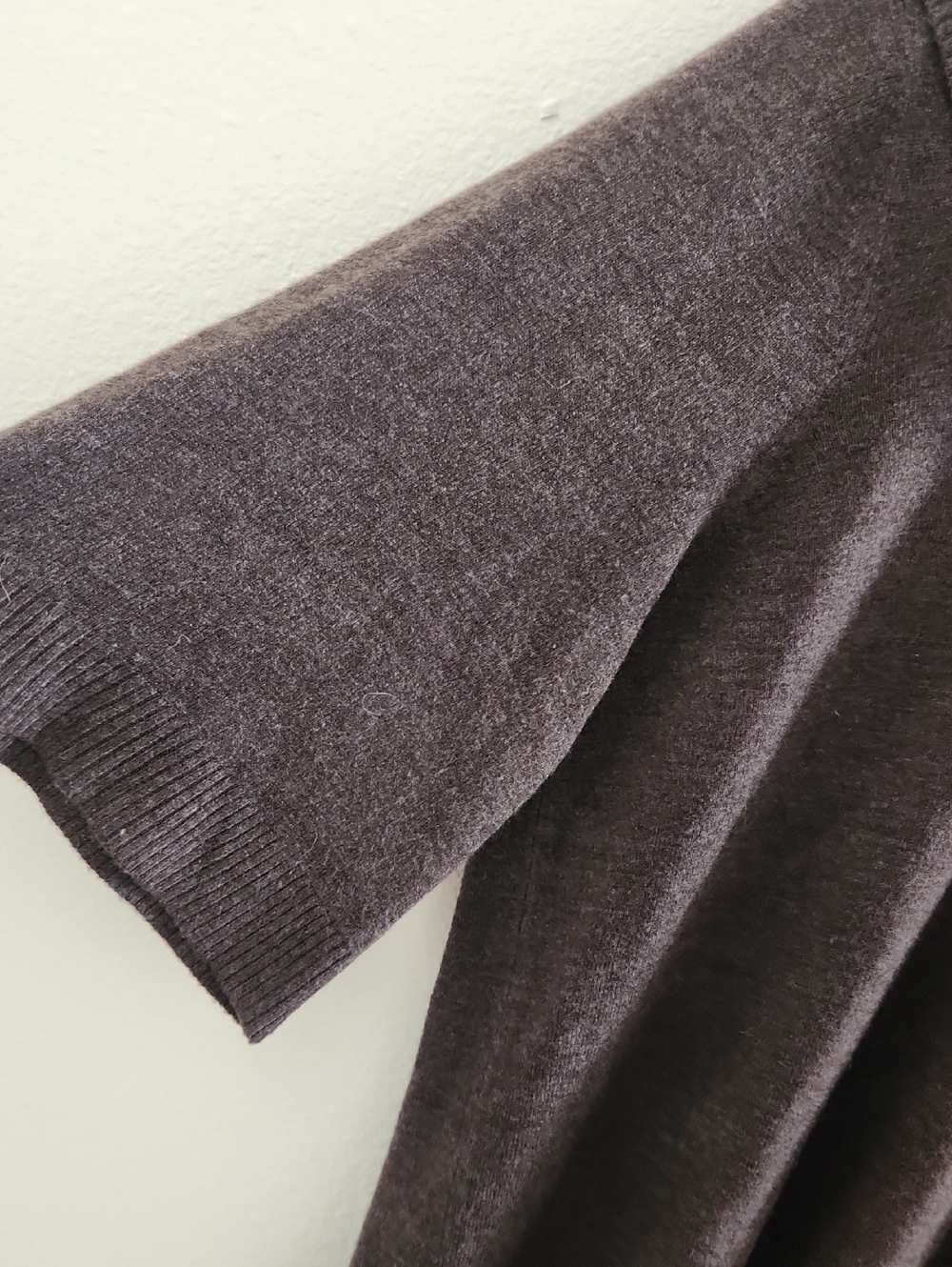 Ralsey Plus Size 1X Brown Heathered Cowl Neck Cozy Knit Sweater - Picture 4 of 5